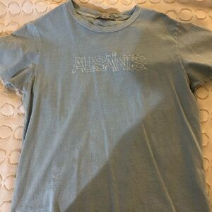 All Saints Sky Blue Tee